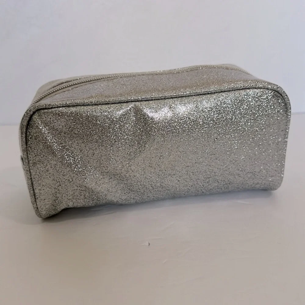 Morphe × Jaclyn Hill The Complexion Master Collection makeup bag in silver NWOT
